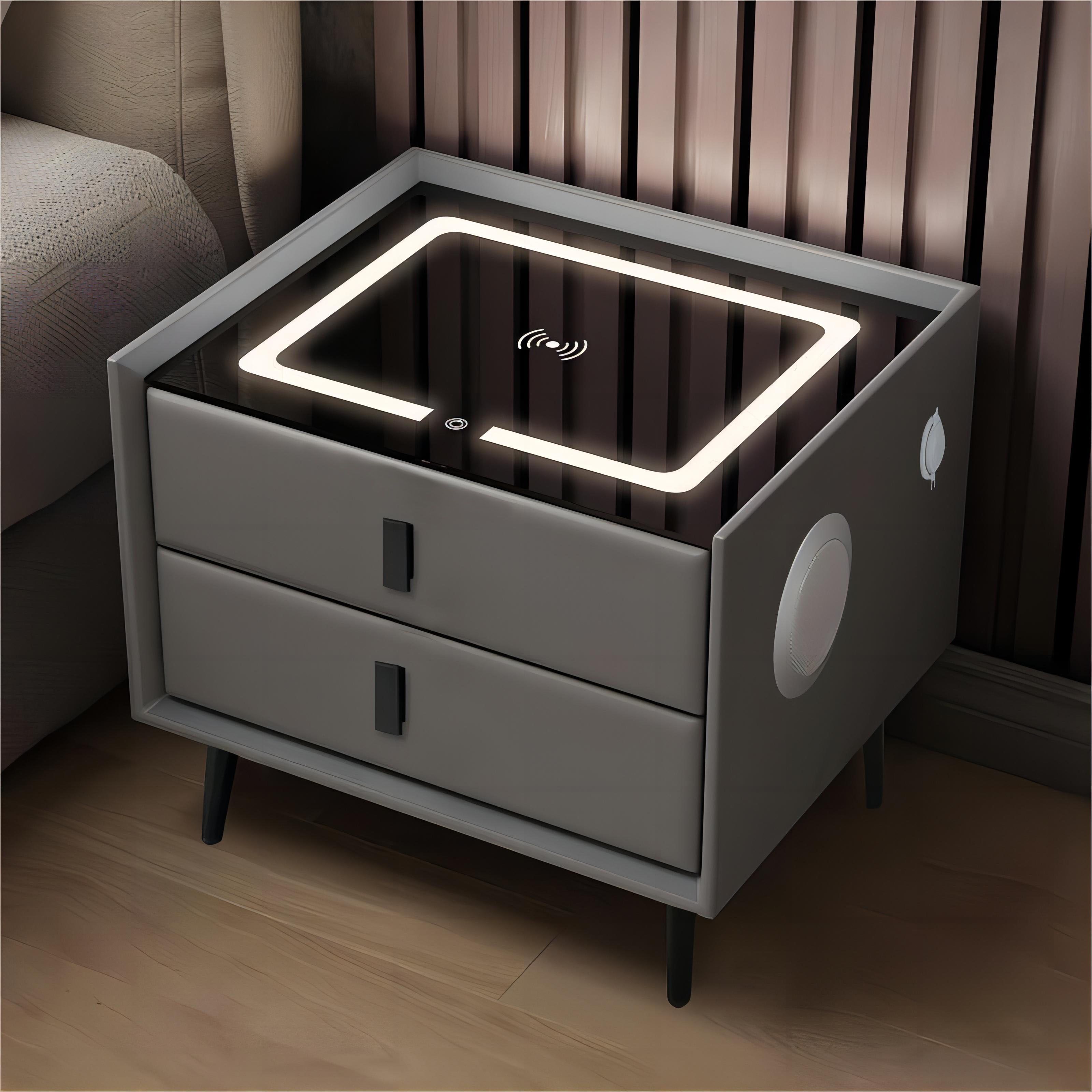 Creative Multifunctional Smart Bedside Speaker Table