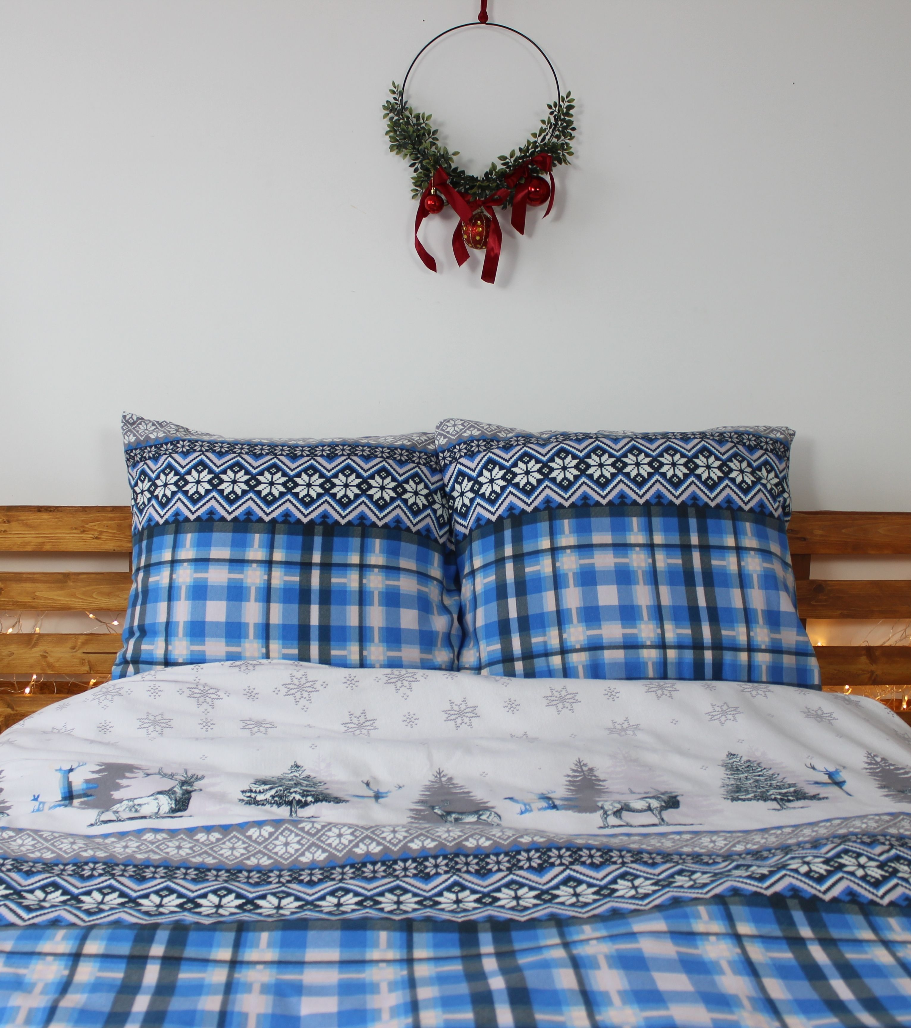 Комплект постельного белья Паулинка 2 спальный из фланели с наволочками 70x...