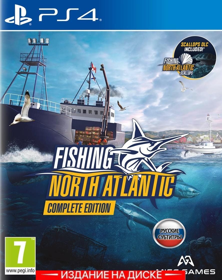 Игра Fishing North Atlantic Complete Edition (PlayStation 4, Русские  субтитры) купить по низкой цене с доставкой в интернет-магазине OZON  (691208356)