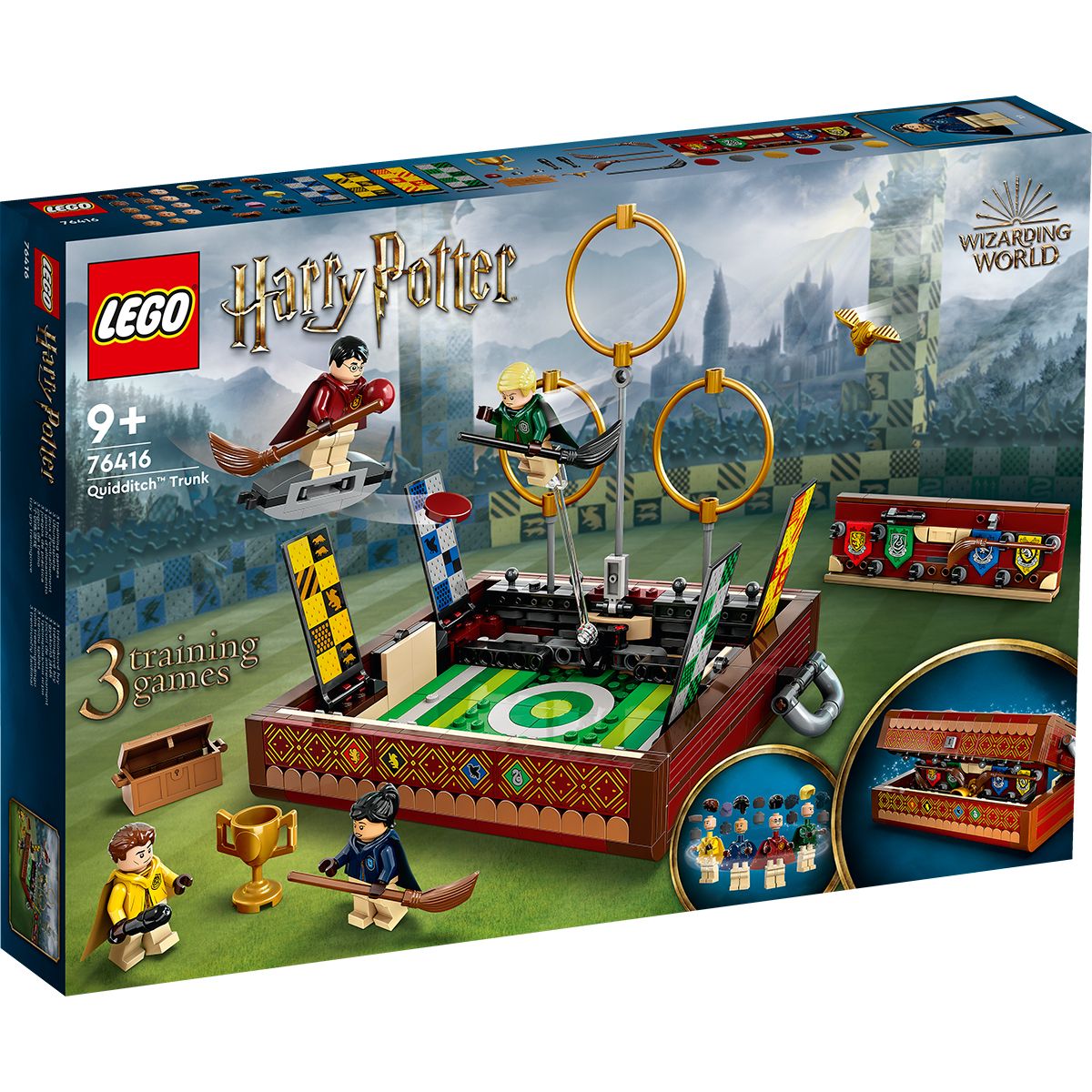 Конструктор LEGO Harry Potter 76416 Сундук для квиддича - купить с  доставкой по выгодным ценам в интернет-магазине OZON (1034650034)