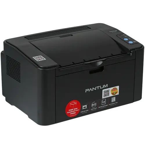 ПринтерлазерныйPantumP2207(P2207)черный-черно-белаяпечать,A4,1200x1200dpi,ч/б-20стр/мин(A4),USB