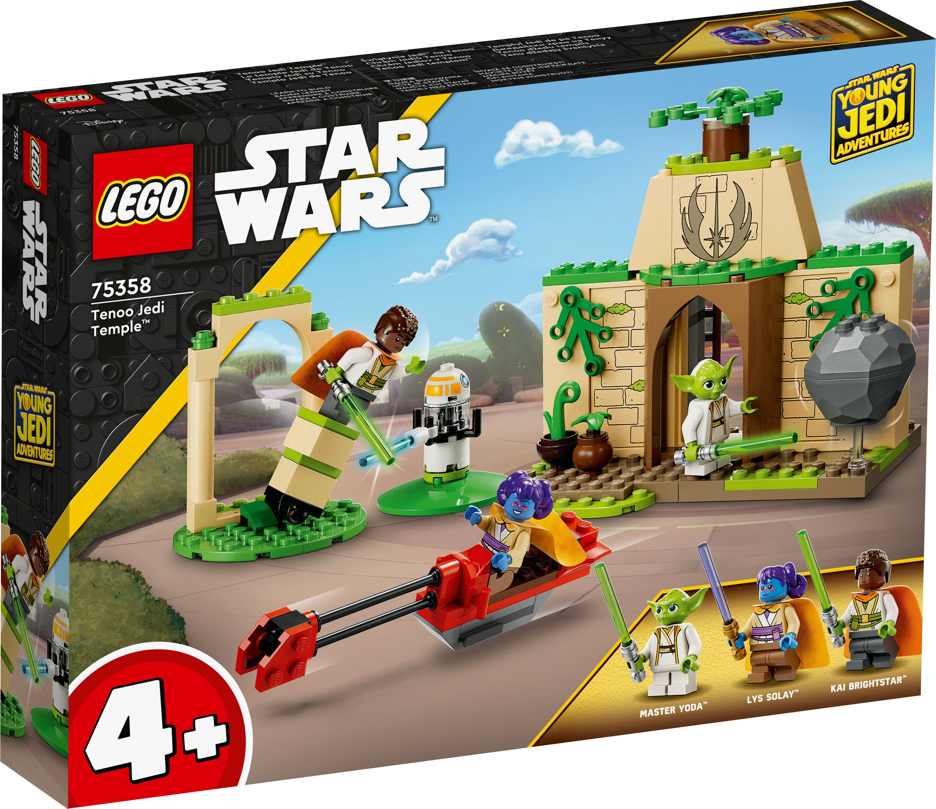 Конструктор LEGO Star Wars Храм джедаев Тену, 124 детали, 4+, 75358 -  купить с доставкой по выгодным ценам в интернет-магазине OZON (1040141017)