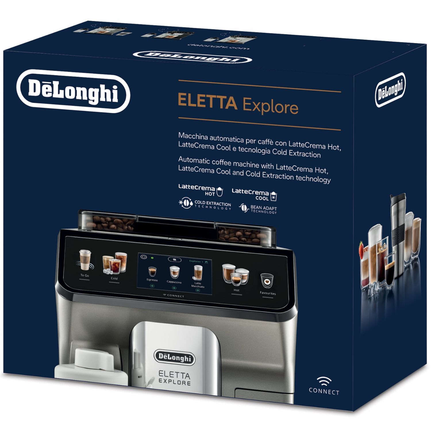 Кофемашина автоматическая delonghi ecam 450.86 t