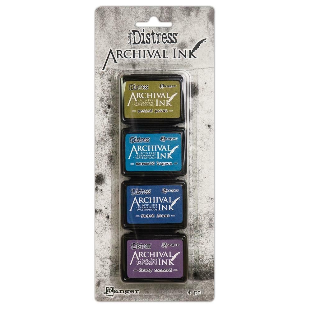 Набор штемпельных подушечек Tim Holtz Distress Archival Mini Ink Kit 2