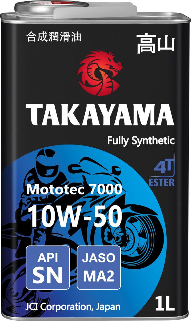 TAKAYAMA takayama mototec 10W-50 Масло моторное, Синтетическое, 1 л