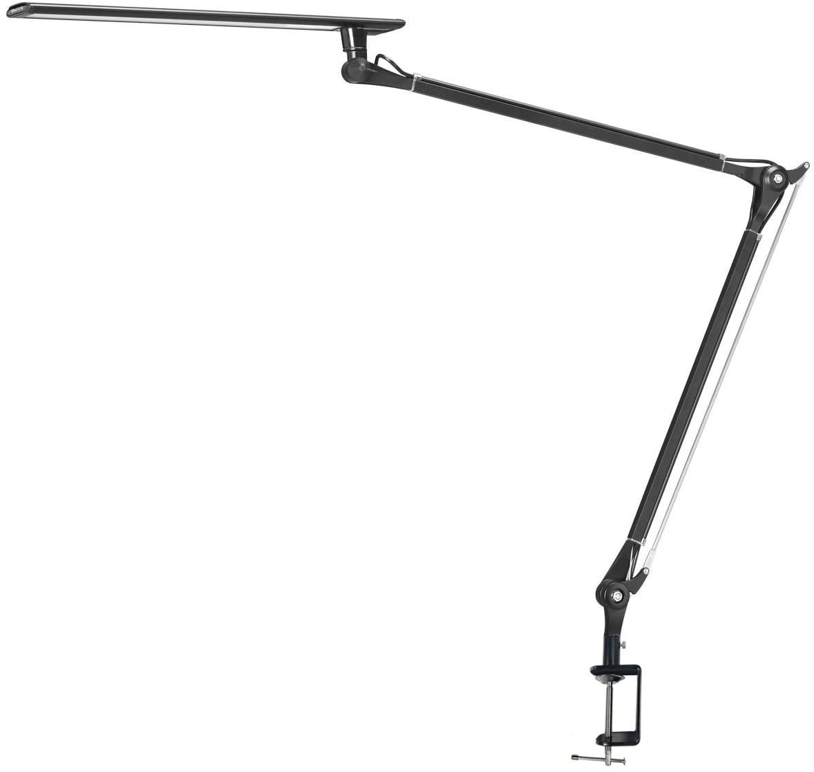 Swing arm led desk lamp. лампа маникюрная настольная harizma h10452-17.