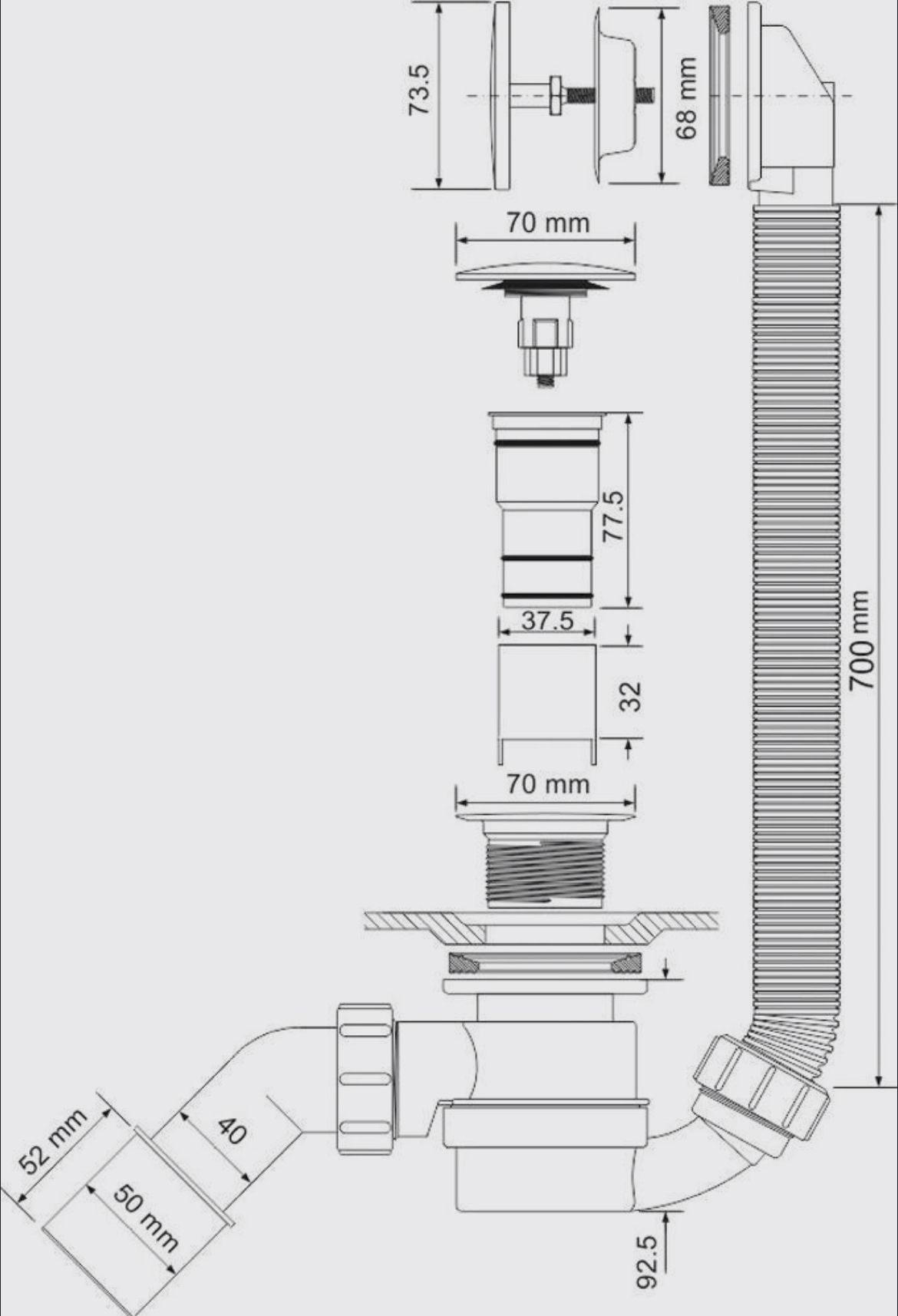 Сифон для ванной макалпайн. Сифон MCALPINE mrb12. Сифон для ванны MCALPINE mrb12 click-Clack, хром. MRB 12 сифон. Сифон МАКАЛПАЙН для ванны mrb12.