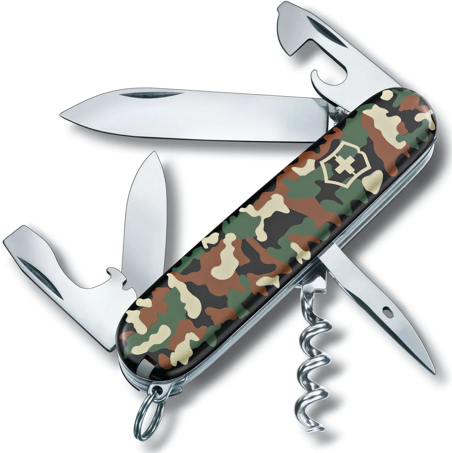 Нож складной перочинный швейцарский Victorinox Spartan (1.3603.94) 91мм 12функц. камуфляж карт.коробка