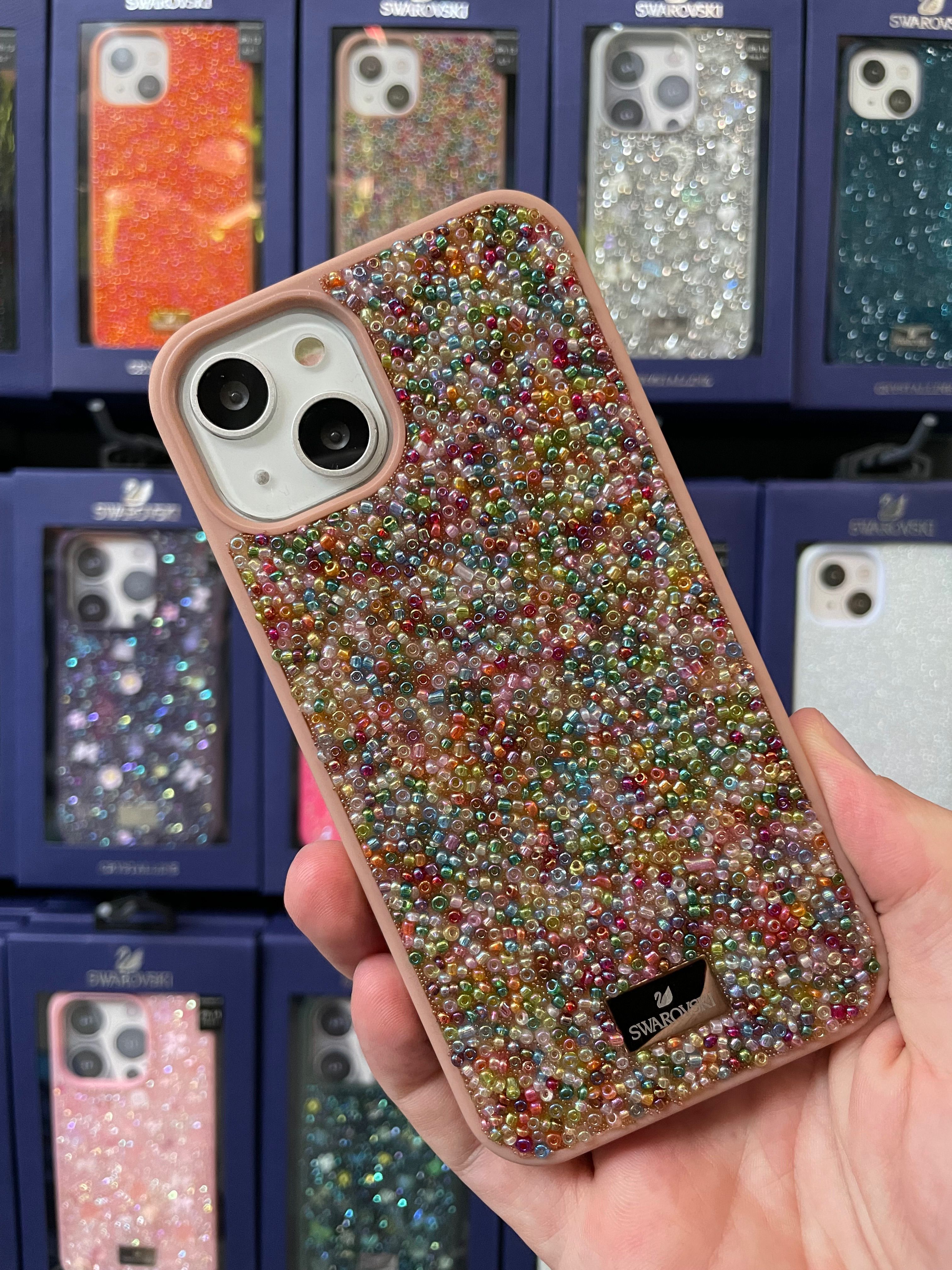 Чехол Swarovski BEADS для iPhone 13 бежевый - купить с доставкой по  выгодным ценам в интернет-магазине OZON (1119252401)