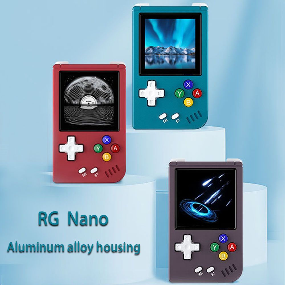 RG Nano Mini Retro Handheld Game Console Система Linux 1,54-дюймовый  IPS-экран Встроенный 5405 классических игр Батарея 1050 мАч Hi-Fi динамик -  купить с доставкой по выгодным ценам в интернет-магазине OZON (1120846444)