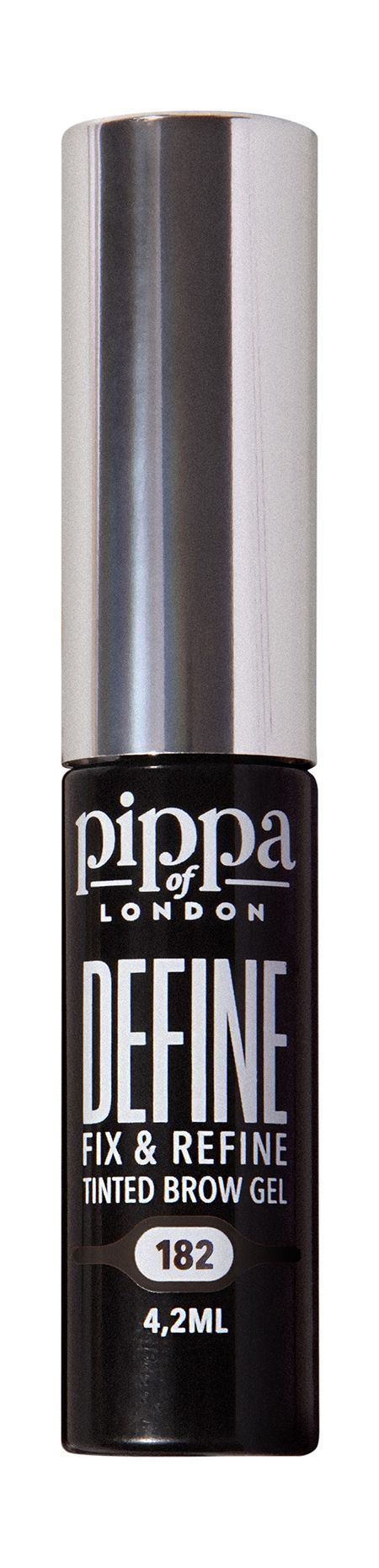 PIPPA OF LONDON Define Tinted Eyebrow Mascara Гелевая тушь для бровей, 4,2 мл, 182