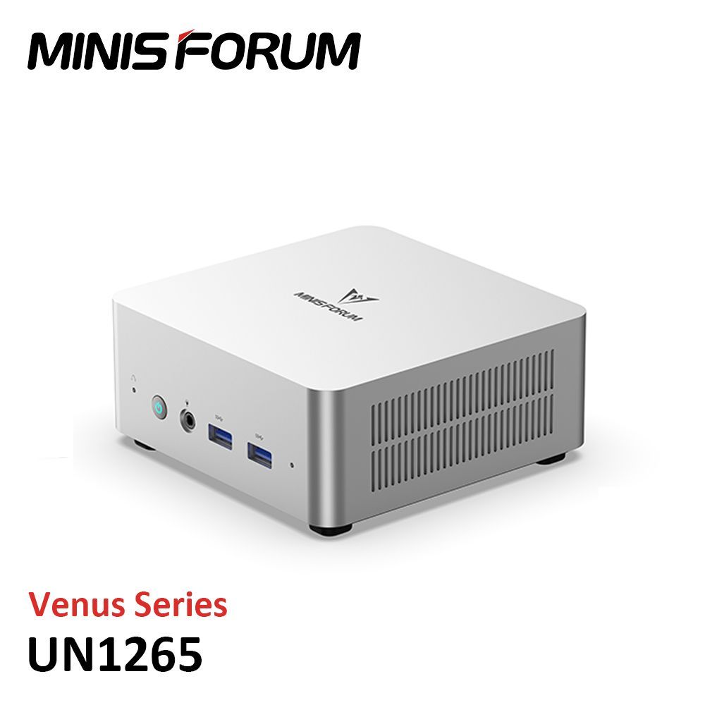 MINISFORUMМини-ПКUN1265_DDR432GB1TBSSD(IntelCorei7-12650H(2.3ГГц),RAM32ГБ,SSD1000ГБ,IntelUHDGraphics,Windows),серебристый