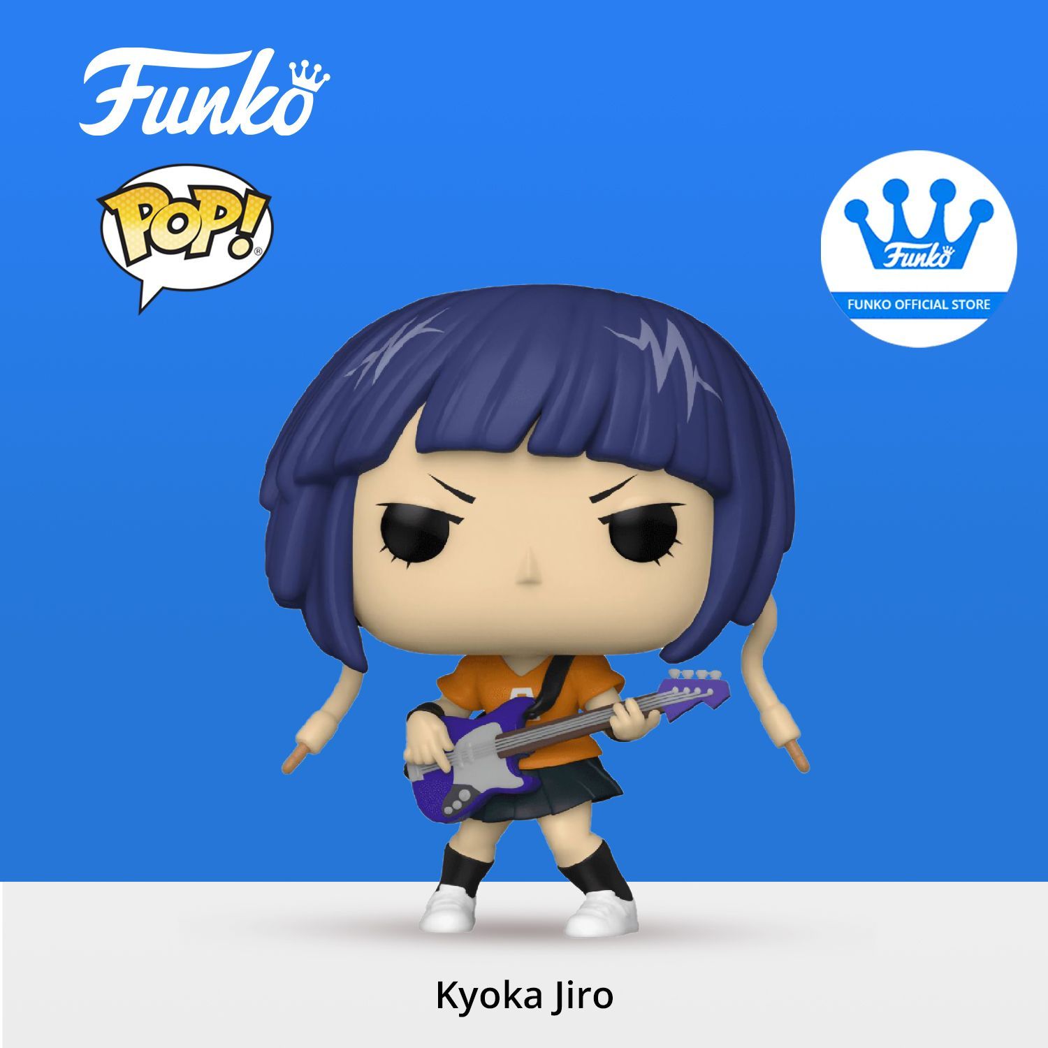 Фигурка Funko POP! Animation My Hero Academia Kyoka Jiro w/Guitar (Exc)/  Фанко ПОП по мотивам аниме Моя Геройская Академия - купить с доставкой по  выгодным ценам в интернет-магазине OZON (815215241)