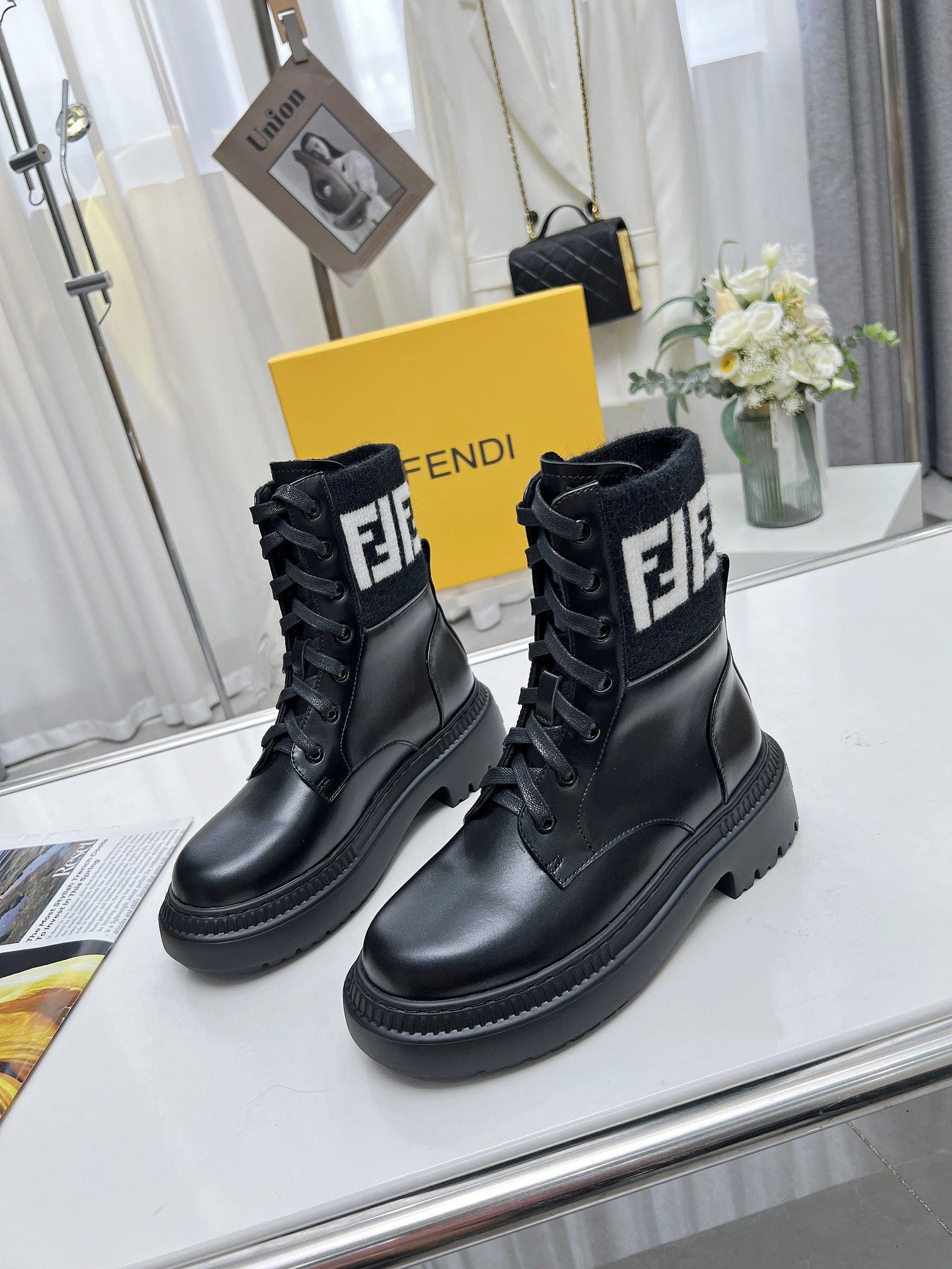 Fendi store boots dhgate