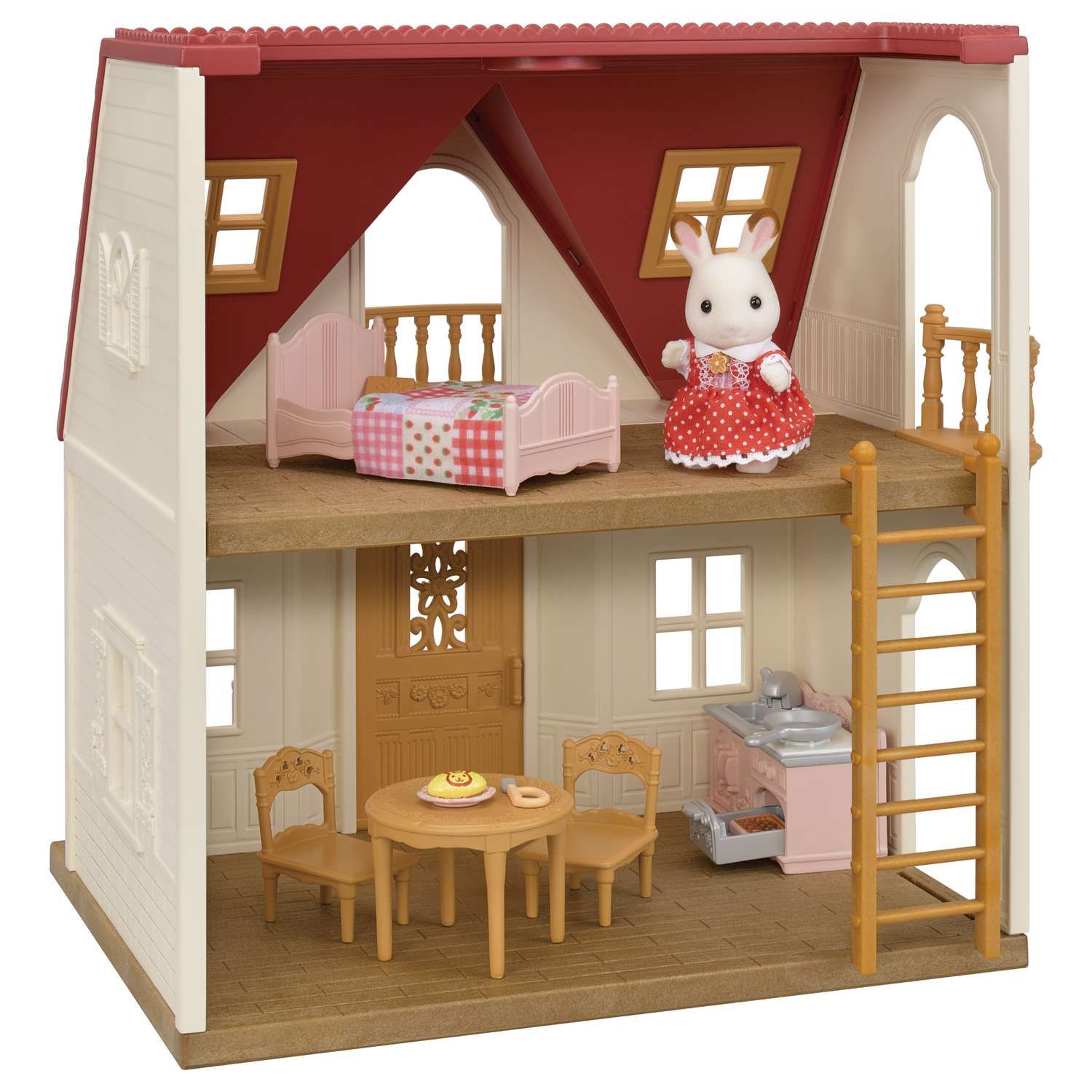 sylvanian families игровой набор большая кровать