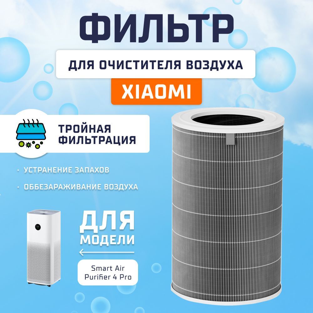 Фильтр для очистителя воздуха Xiaomi (Mi) Smart Air Purifier 4 Pro Filter M15R-FLP-GL (BHR5062GL)GLOBAL