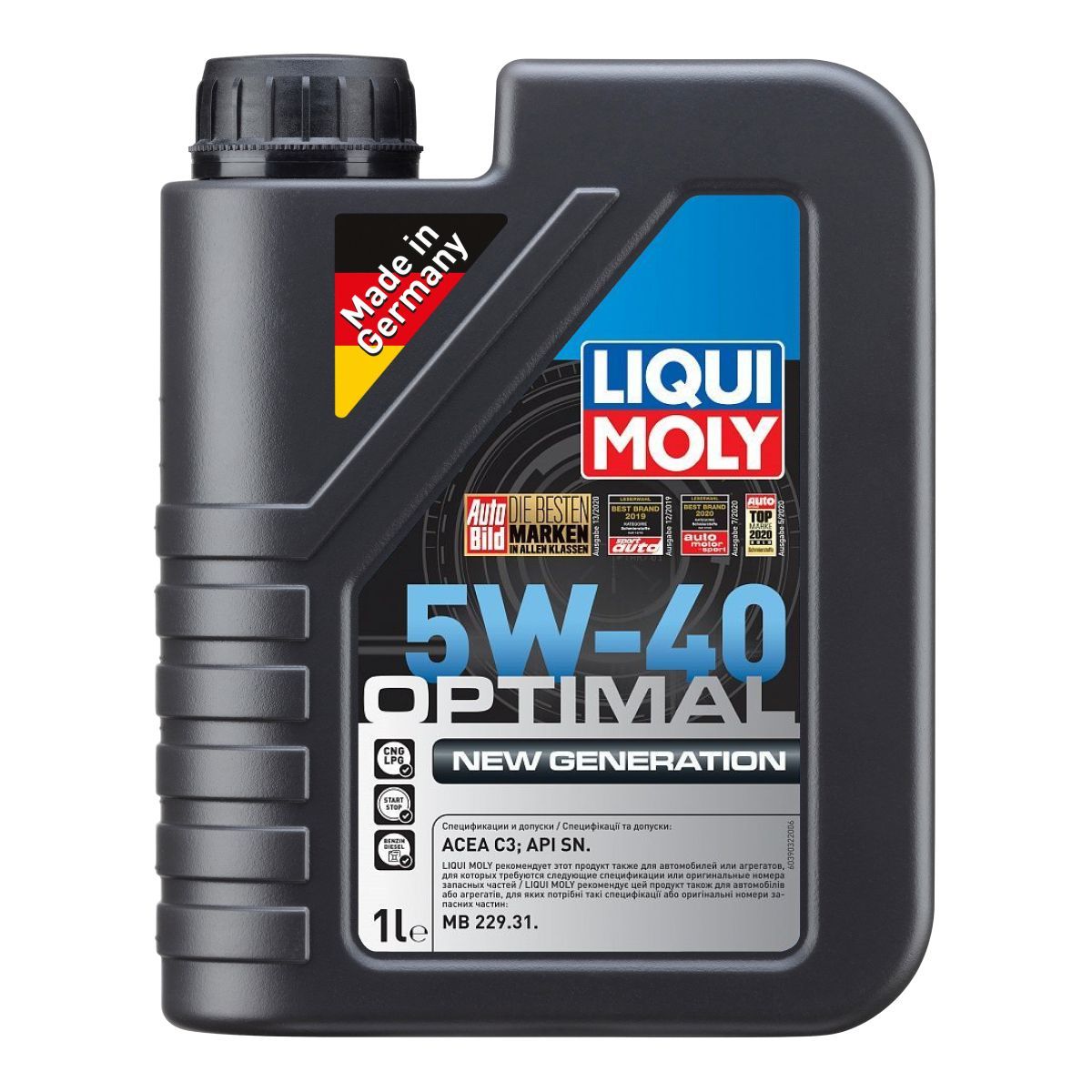 LiquiMolyOptimal5W-40Масломоторное,Синтетическое,1л