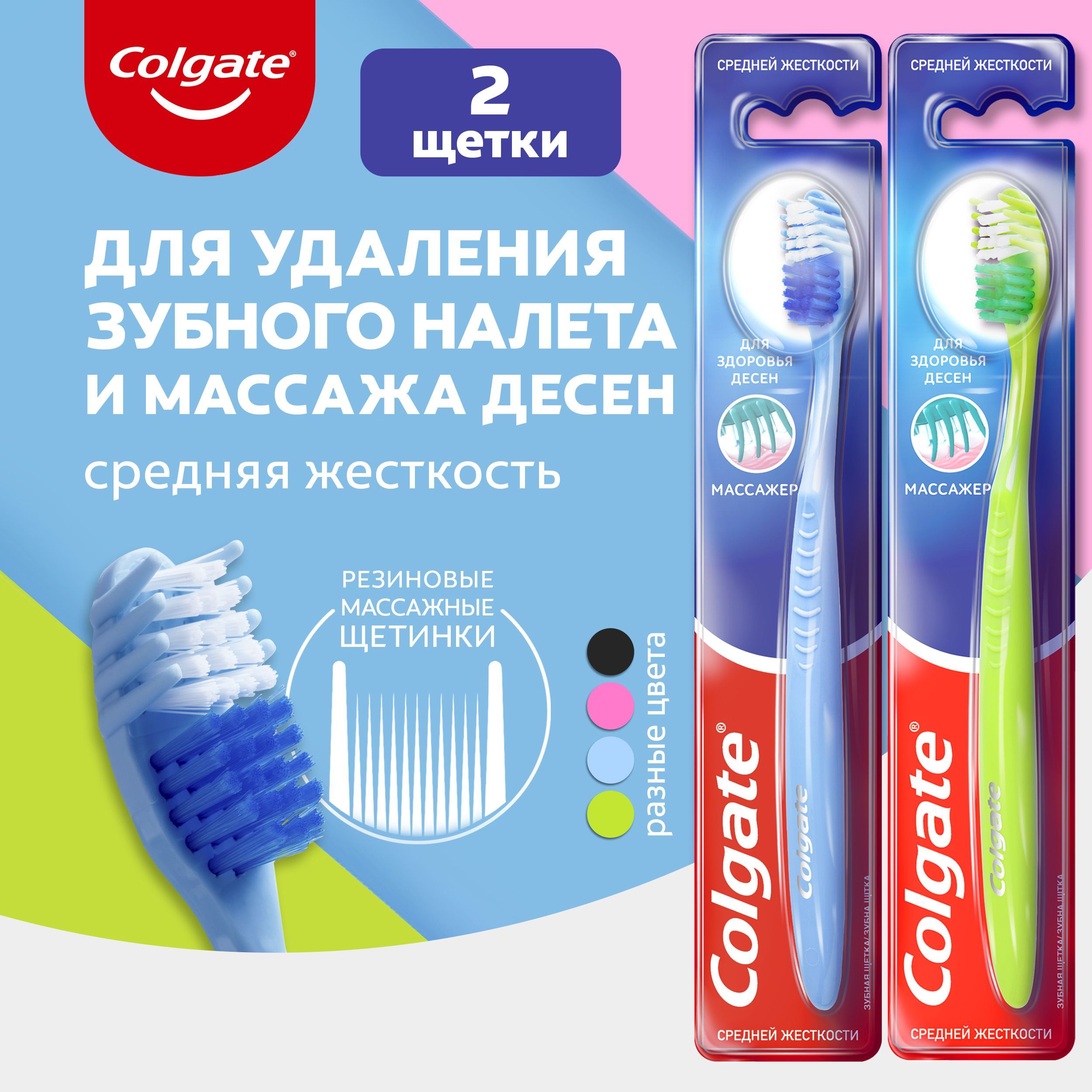 Щетка Colgate Массажер Мягкая Купить