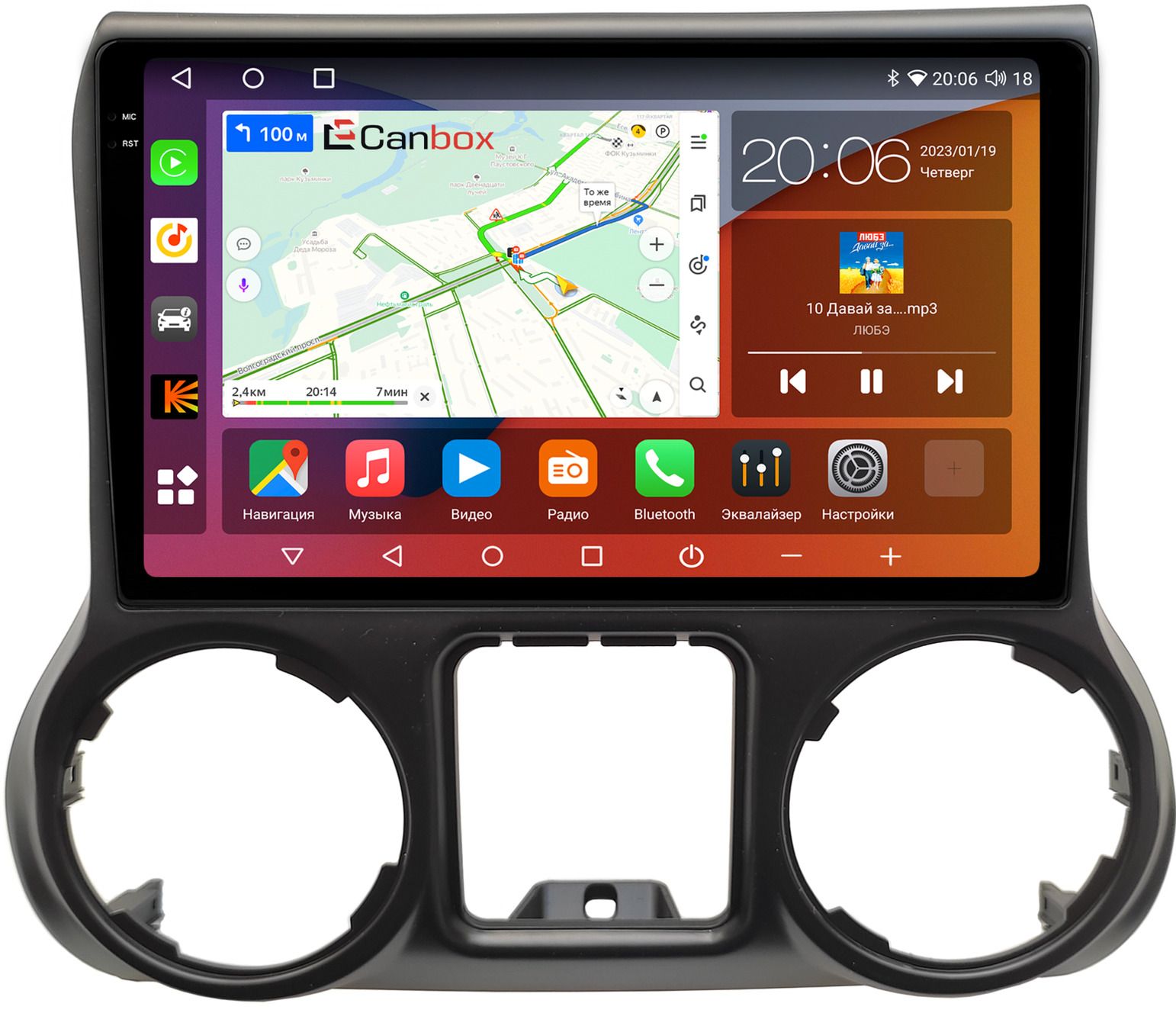 Штатная магнитола Canbox PRO-Line 2K 4255-10-0010 для Jeep Wrangler 3 (JK)  (2014-2018) на Android 13 (4G-SIM, 12/256, DSP, QLed)Штатное место - купить  в интернет-магазине OZON с доставкой по России (1481930580)