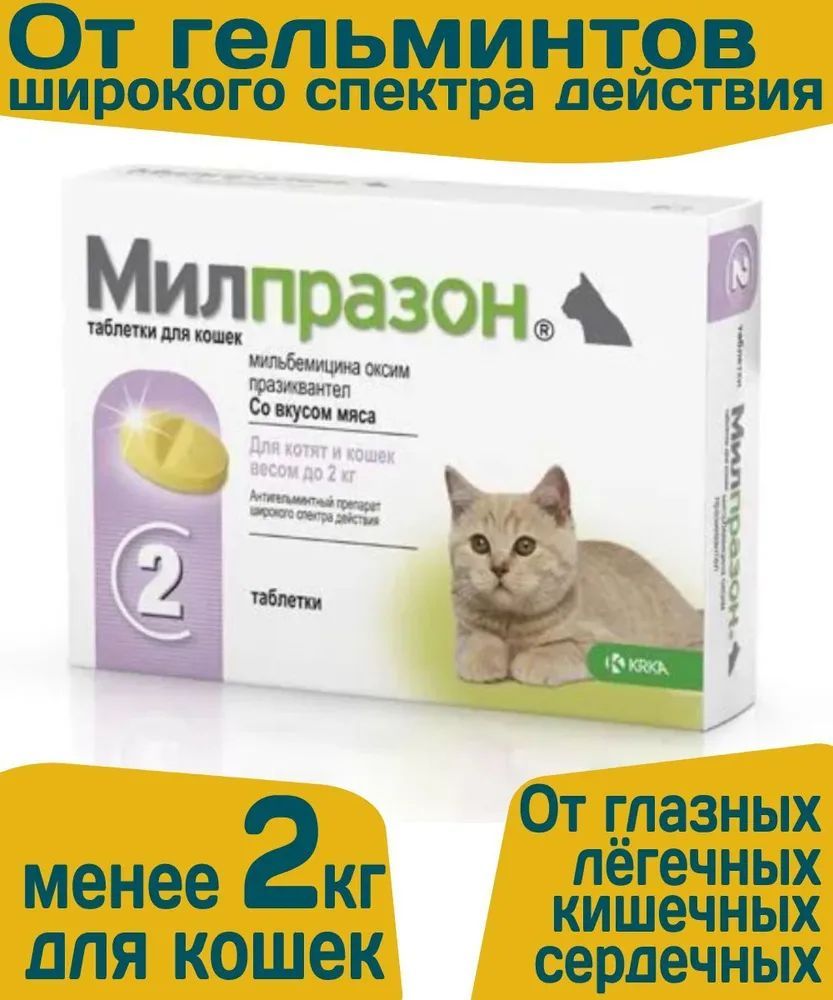 Милпразон для кошек