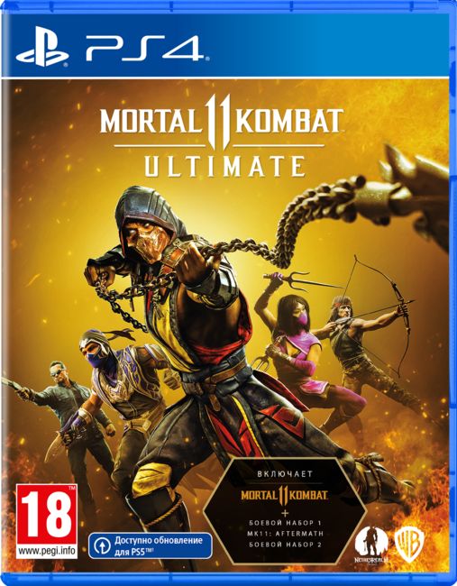 Игра Mortal Kombat 11: Ultimate (PS4) (PlayStation 4, Русские субтитры)