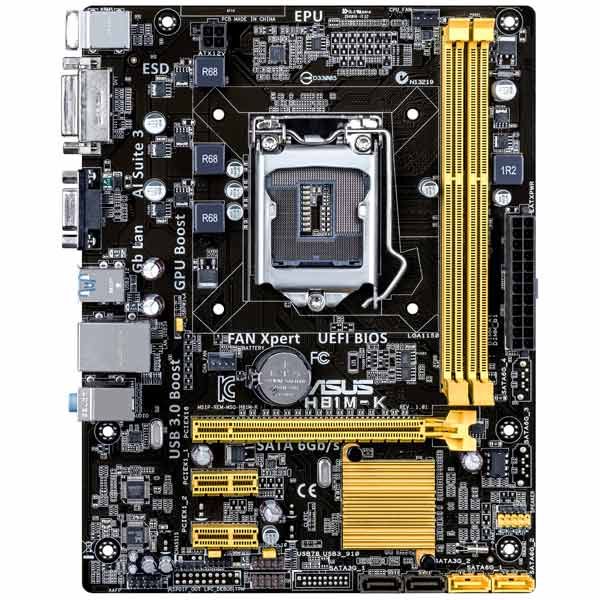 Материнская плата Socket 1150 Asus H81M-K