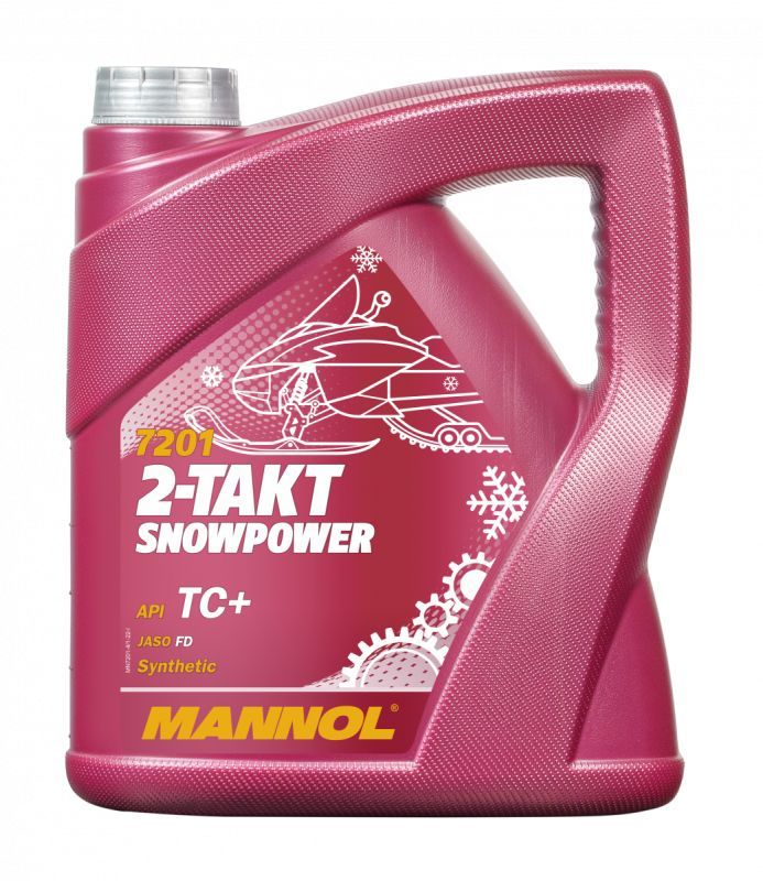 MANNOL 2T Snowpower Не подлежит классификации по SAE Масло моторное, Синтетическое, 4 л