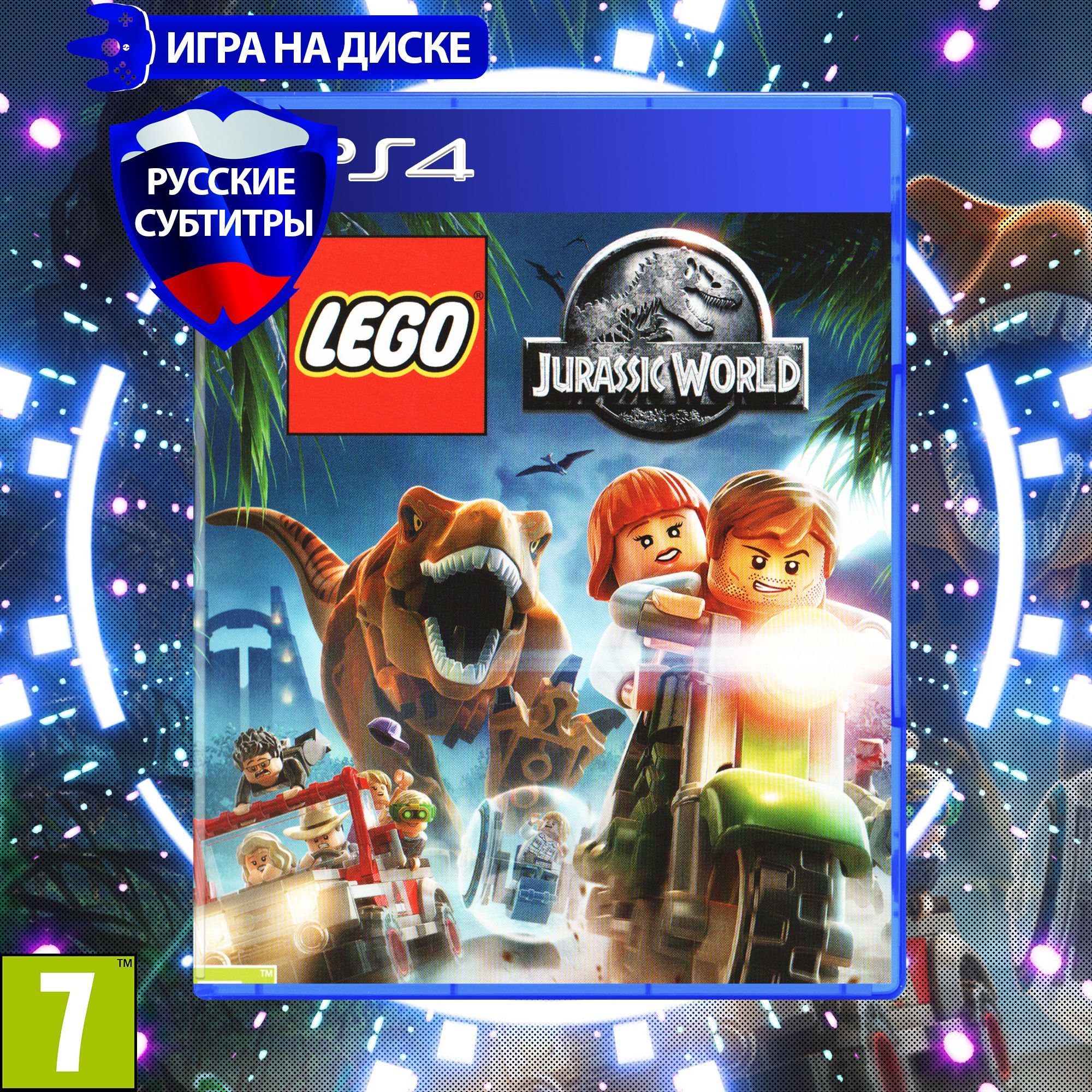 Игра, LEGO Jurassic World (Мир Юрского Периода) для PlayStation 4 (PS4),  Русские субтитры