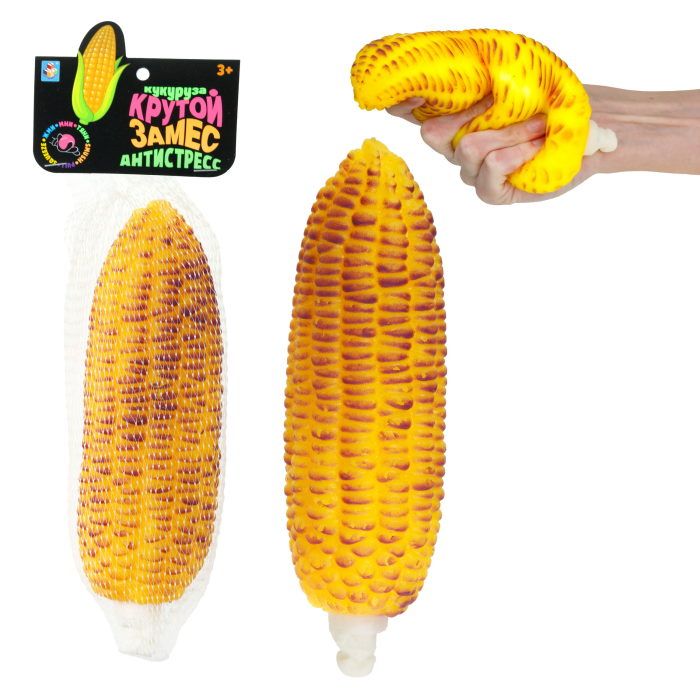 Игрушка антистресс для рук Крутой замес 1TOY кукуруза, таба сквиш, тянучка, 17 см купить на OZON по низкой цене (1250327042)