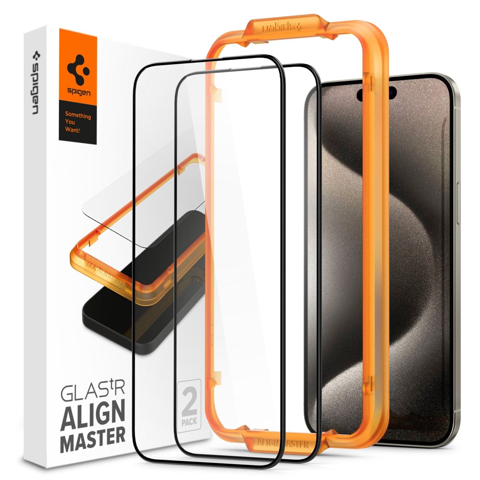 Защитное стекло SPIGEN для iPhone 15 Pro Max - Glass tR AlignMaster Черный  2 шт AGL06875 - купить с доставкой по выгодным ценам в интернет-магазине  OZON (1255821989)