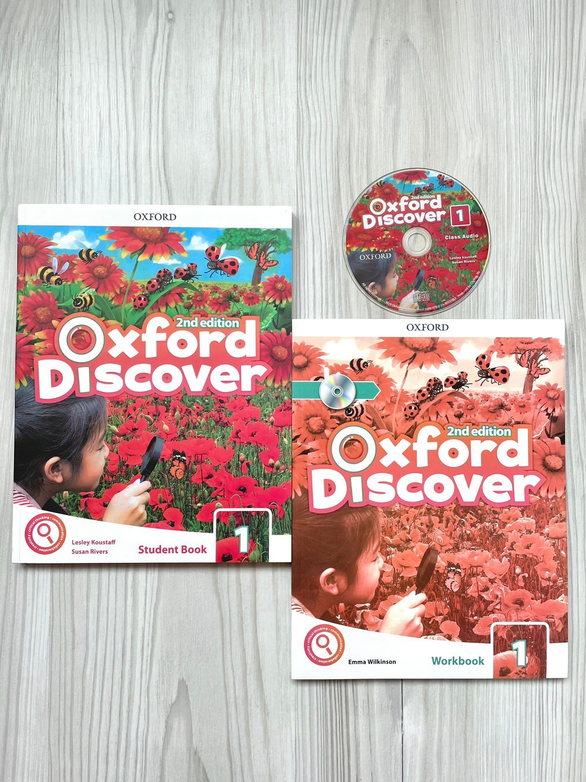 Oxford Discover 1 Student Book+Workbook+Диск - купить с доставкой по  выгодным ценам в интернет-магазине OZON (1264365561)