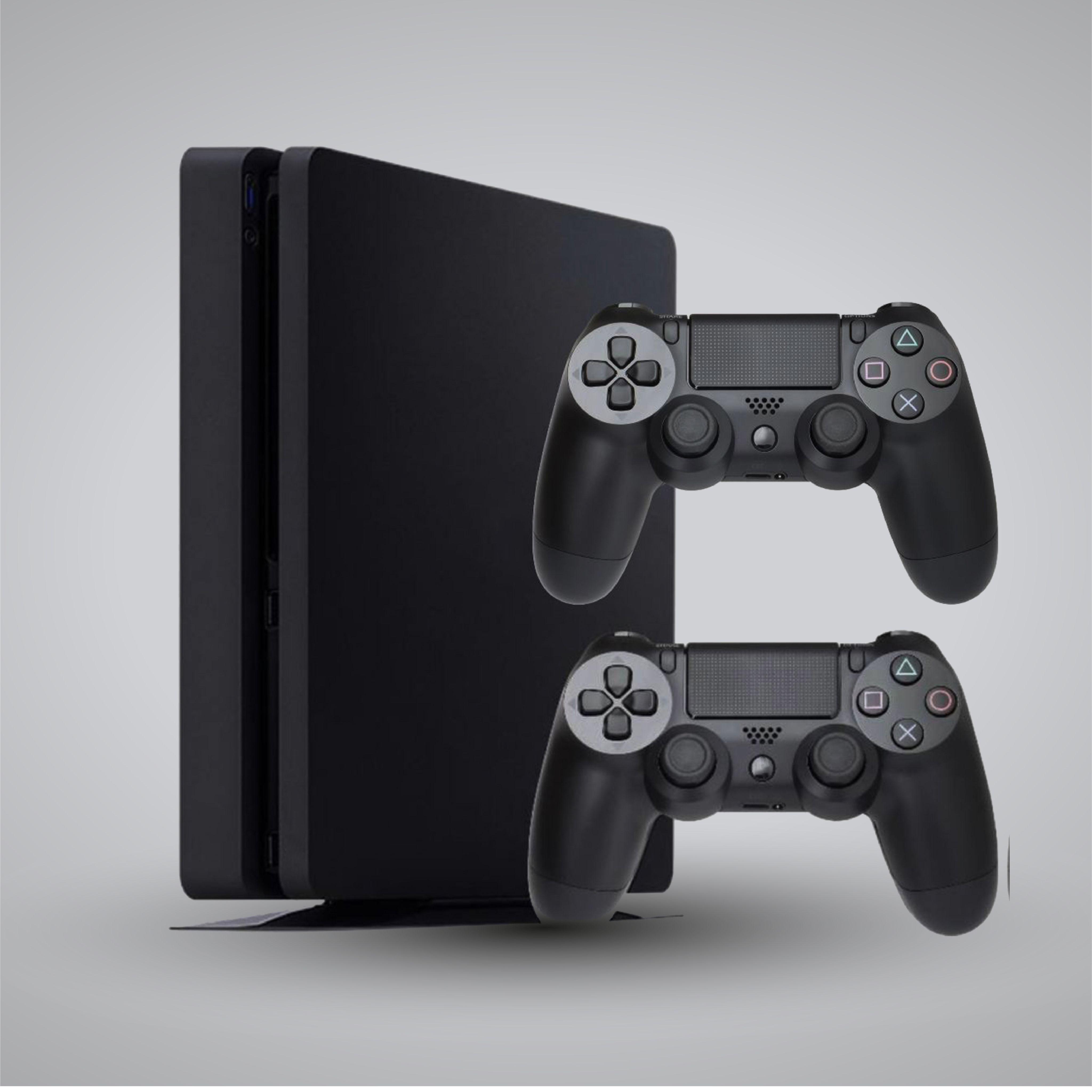 Игровая приставка PS4 Slim (500gb) black / PS4 Slim, 2 геймпада, reseller