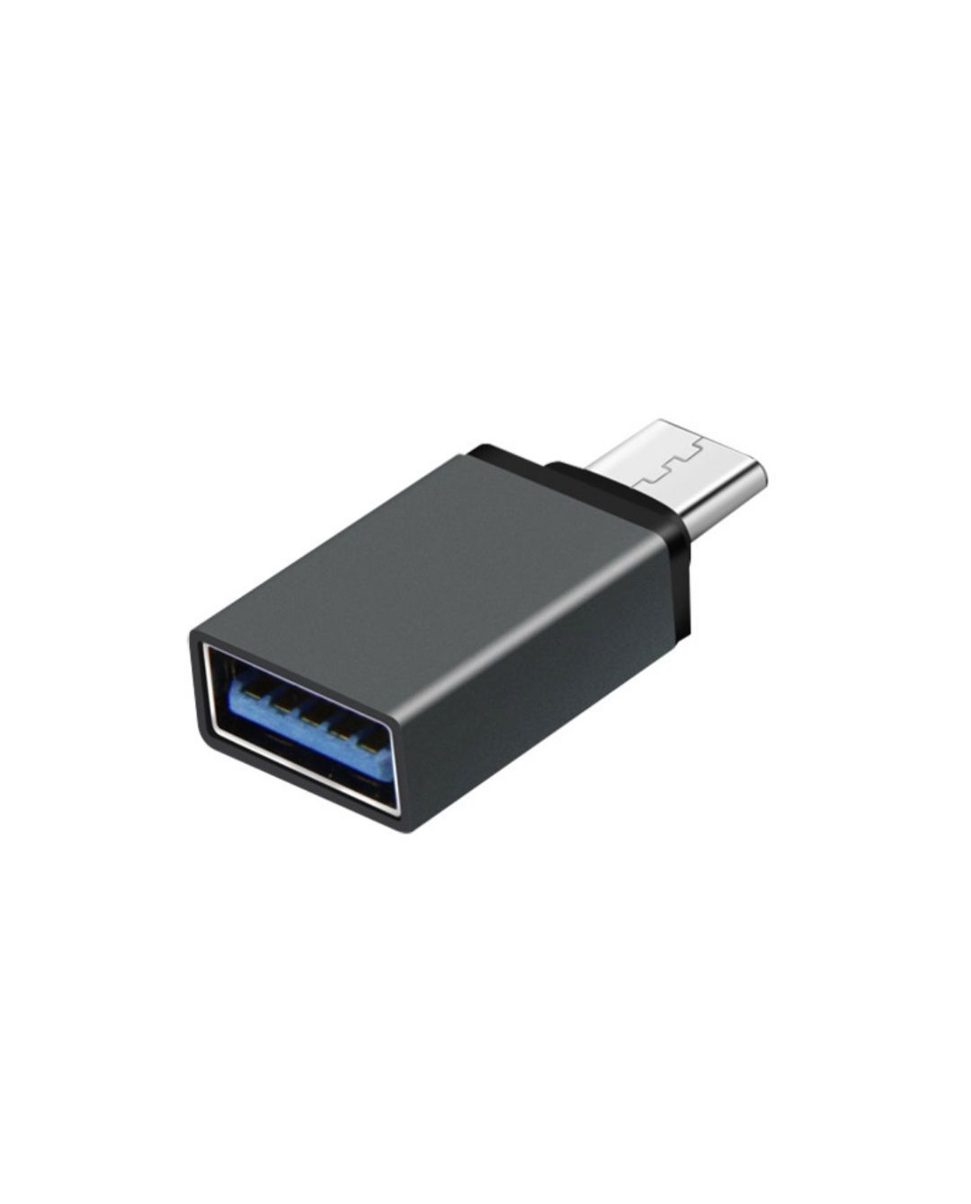 ISA Аудиокабель USB 3.0 Type-A/USB Type-C, 0.2 м, серебристый