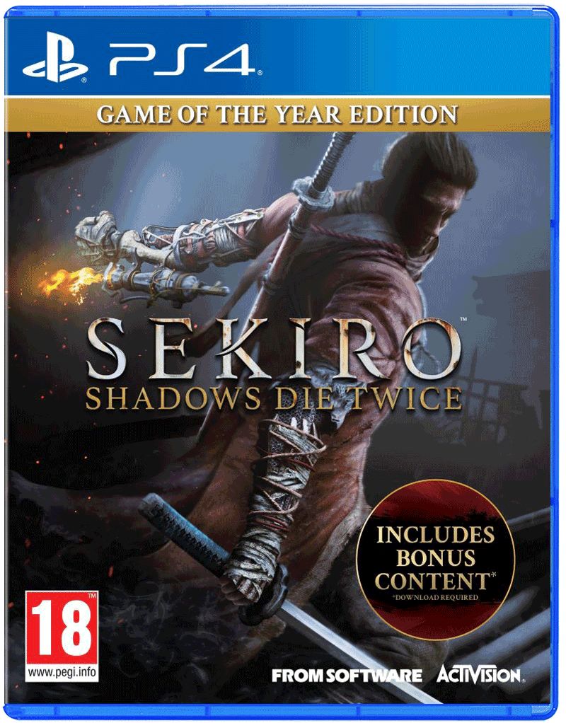 Игра Sekiro: Shadows Die Twice - Game of the Year Edition (PlayStation 4,  Русские субтитры) купить по низкой цене с доставкой в интернет-магазине  OZON (1295500056)