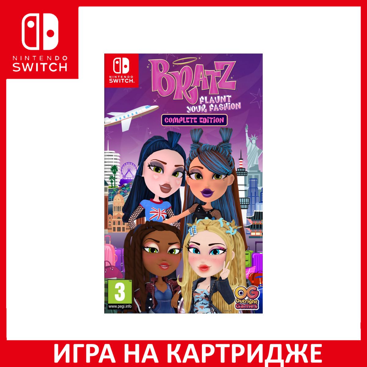 Игра Bratz Flaunt Your Fashion Полн (Nintendo Switch, Английская версия)