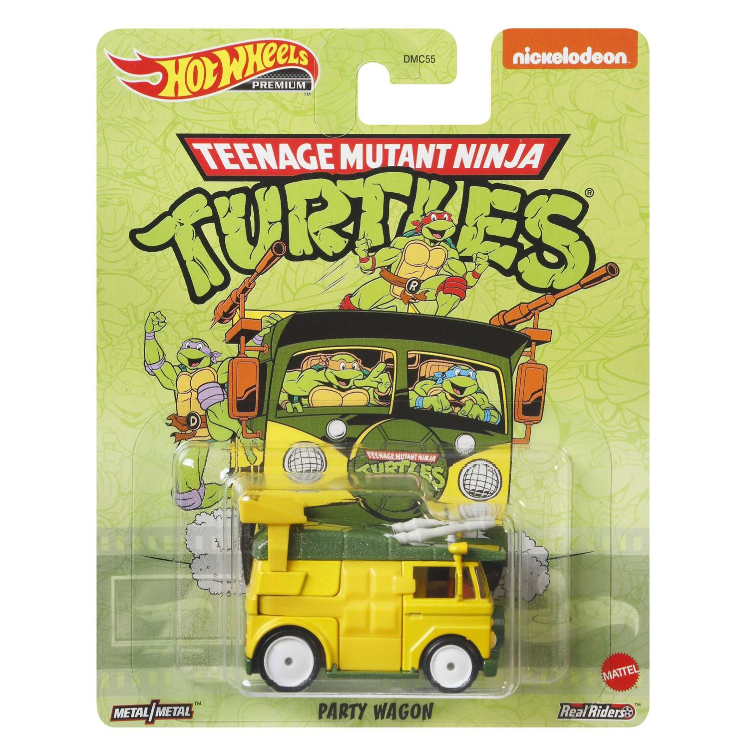 Игрушечная машинка Hot Wheels коллекция TEENAGE MUTANT NINJA TURTLES модель  PARTY WAGON (металлическая), серия Themed Assorted, возраст 3+, DMC55-GJR50  - купить с доставкой по выгодным ценам в интернет-магазине OZON (1312163623)