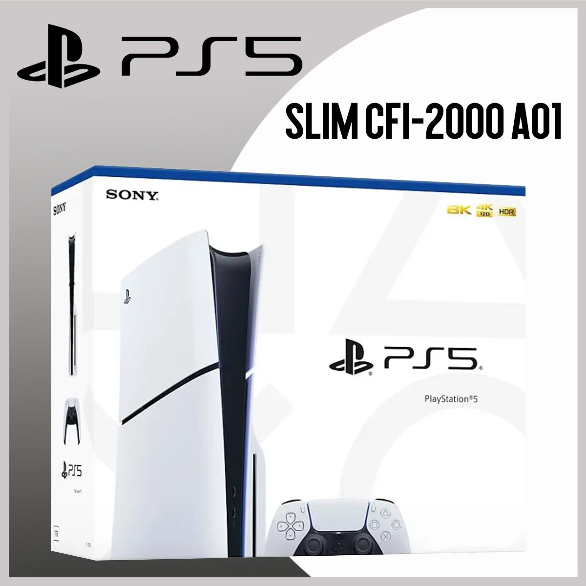 Игровая приставка Sony PlayStation 5 Slim White 1Tb с приводом (JP CFI-2000  A01) - купить с доставкой по выгодным ценам в интернет-магазине OZON  (1319101918)