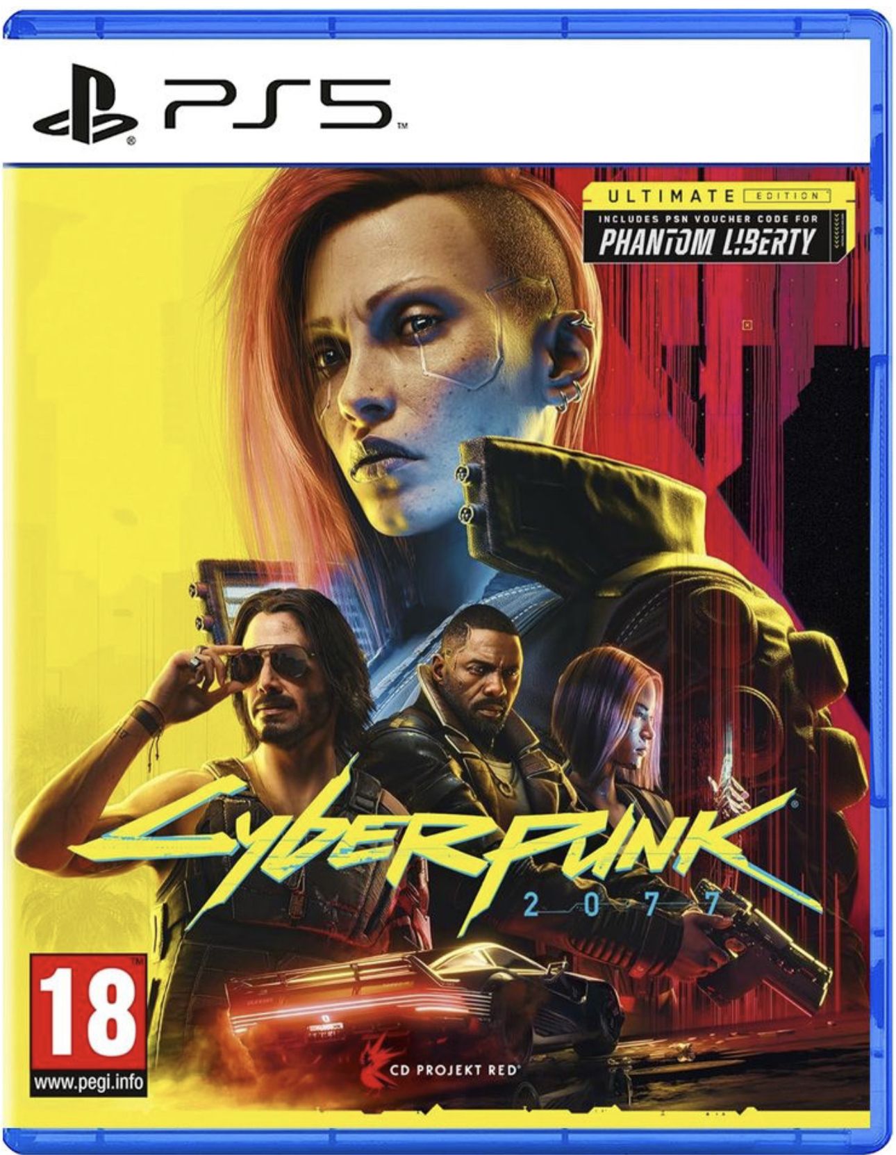 Cyberpunk 2077 + DLC phantom liberty (для PlayStation 5, русский язык)