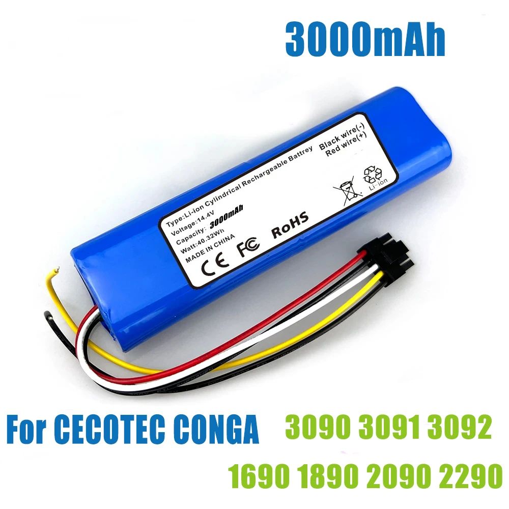 14.4 12800 CECOTEC CONGA 3090 3091 3092 1690 1890 2090