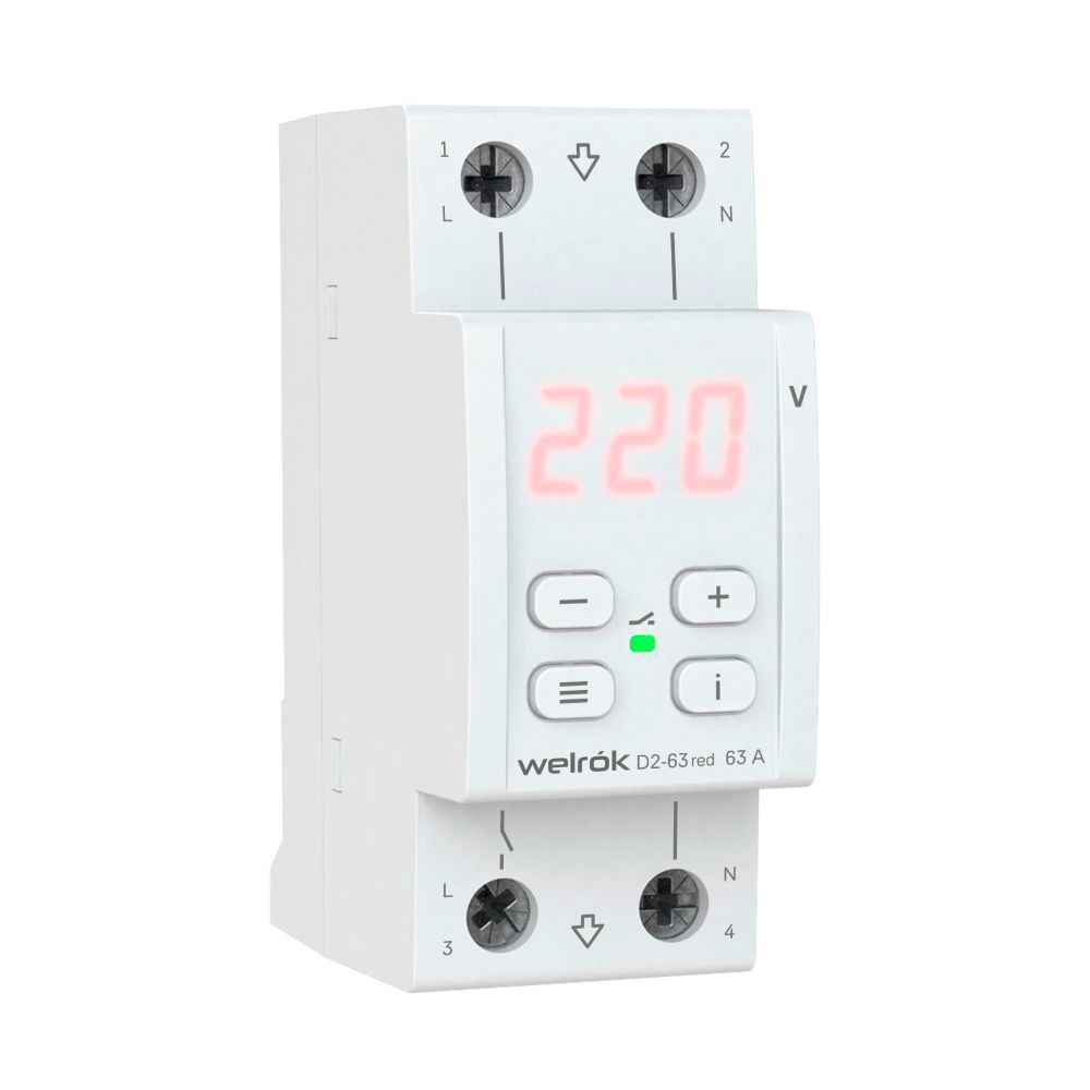 Welrok vi 40 реле напряжения Реле напряжения Welrok D2-63 red - купить по выгодной цене в интернет-магазине O - Товар на картинке можно купить.