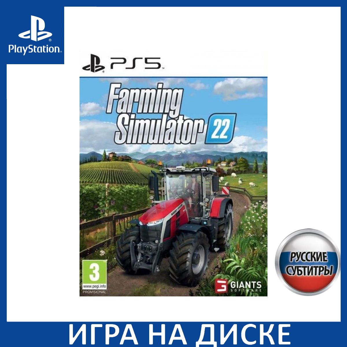 Игра Farming Simulator 22 PS5 Русская Версия Диск на PlayStation 5