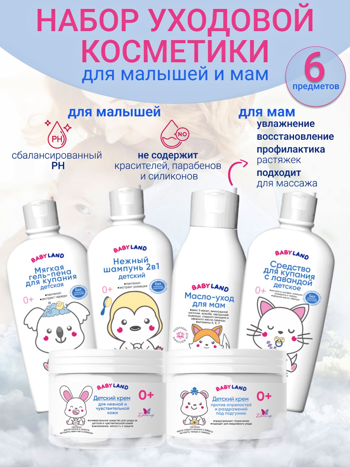 Лучшие уходовые средства для новорожденных