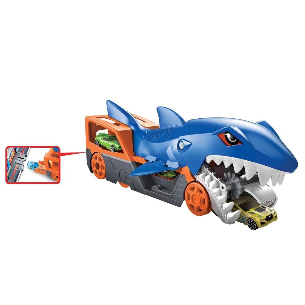 Набор игровой hot wheels грузовик. Hot Wheels акула автовоз. Грузовик hot Wheels голодная акула с хранилищем для машинок gvg36. Машина акула хот Вилс. Gvg36 hot Wheels