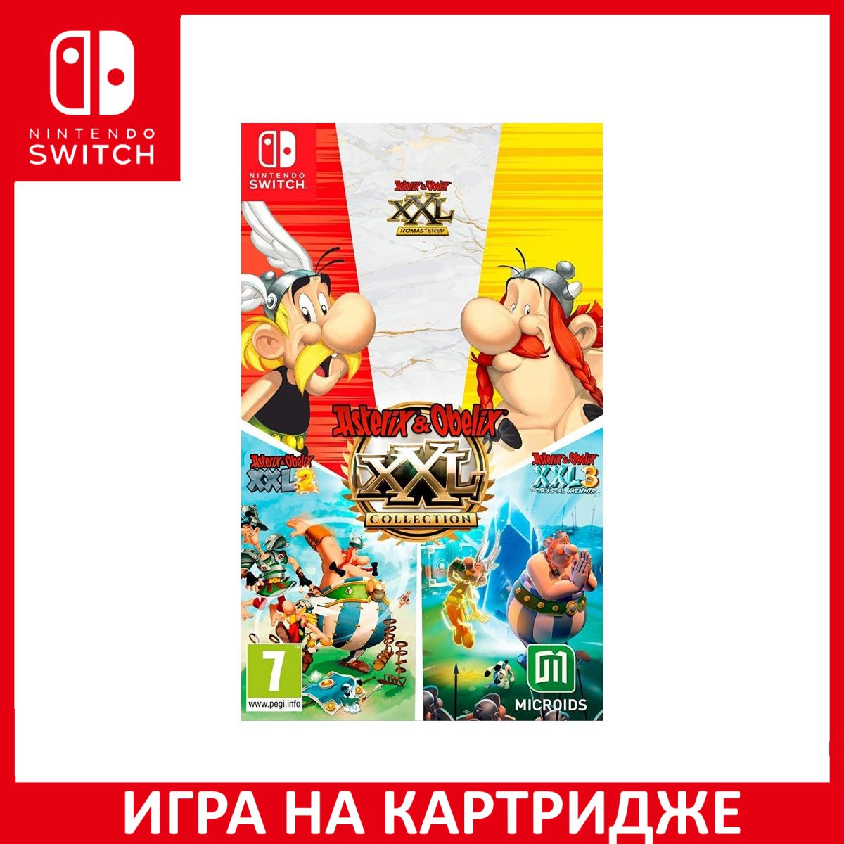 Игра Asterix and Obelix XXL Collection (Nintendo Switch, Английская версия)  купить по низкой цене с доставкой в интернет-магазине OZON (1362854051)