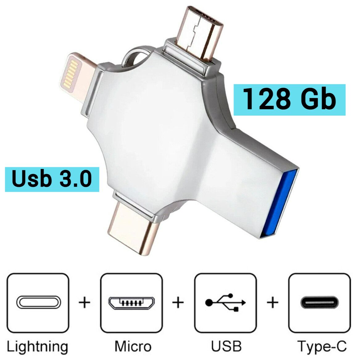 USB-флеш-накопитель Крестовая флешка 128 gb 128 ГБ - купить по выгодной  цене в интернет-магазине OZON (1374598252)