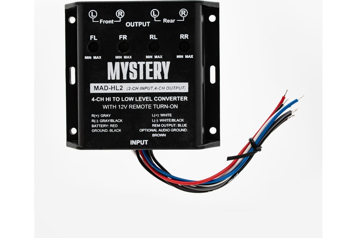Конвертор уровня сигнала Mystery MAD HL2, 4-х канальный.