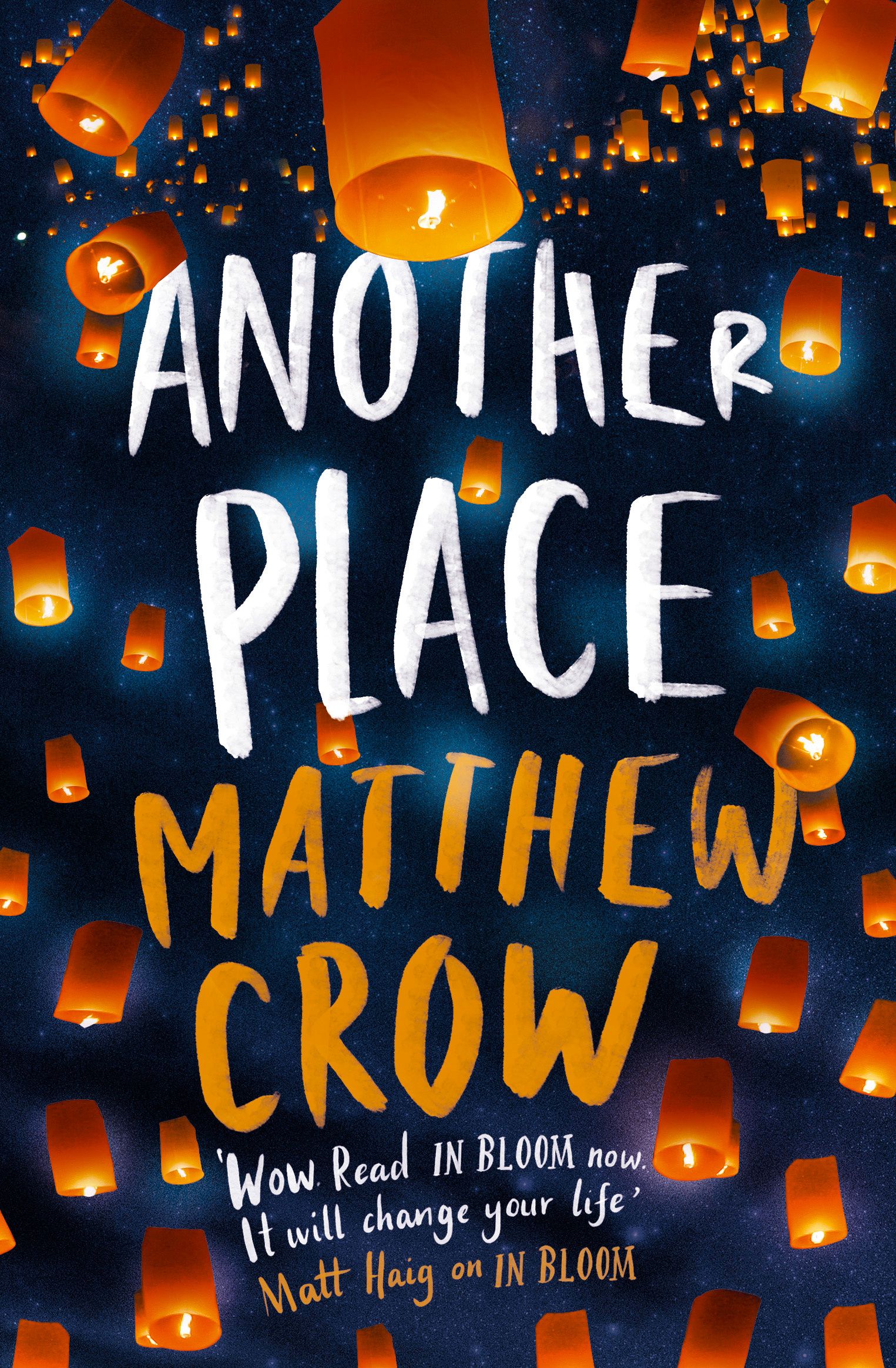 Go to another place. Another book.