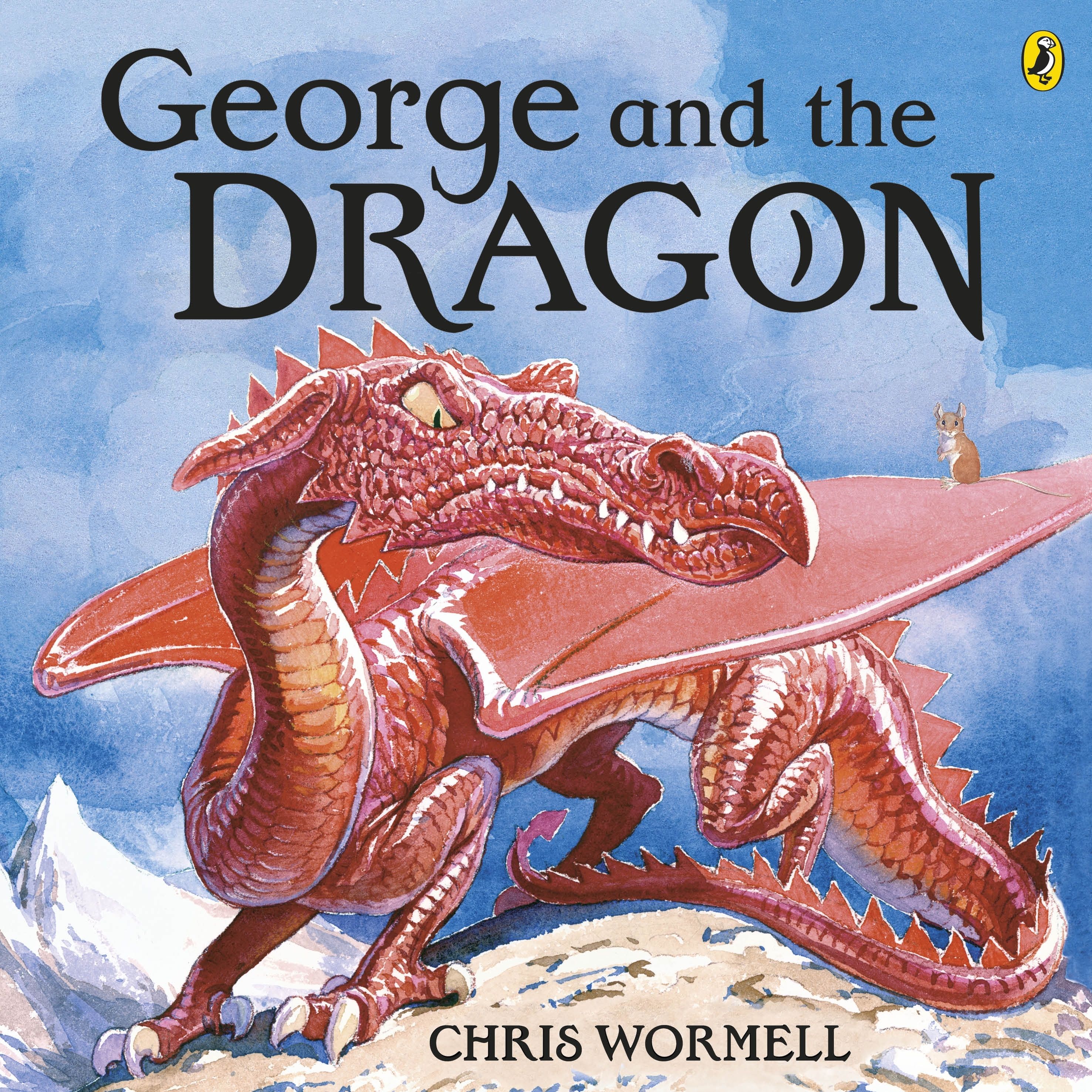 Цвет драконов книга. Дракон и Джордж. Дракон и Джордж книга. Красная книга с драконом на обложке.