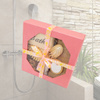 Банный подарочный набор, в коробке, розовый, 22х25х6 см - изображение
