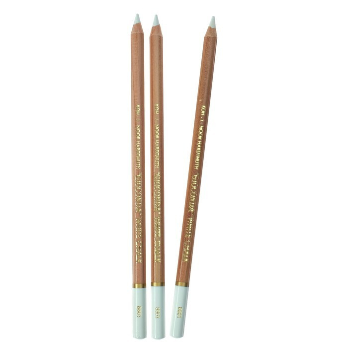 Набор карандашей, 3 шт., меловой карандаш Koh-I-Noor GIOCONDA 8801, белый, 1 набор  #1